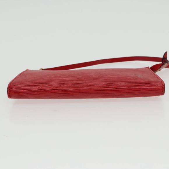 LOUIS VUITTON Epi Pochette Accessoires Accessory Pouch Red M52987 Auth ar12695 - Picture 5 of 16